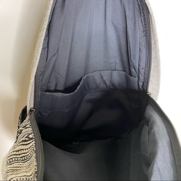 Himalayan Nepalese Hemp embroidered backpack laptop bag festival chic - Picture 3 of 4